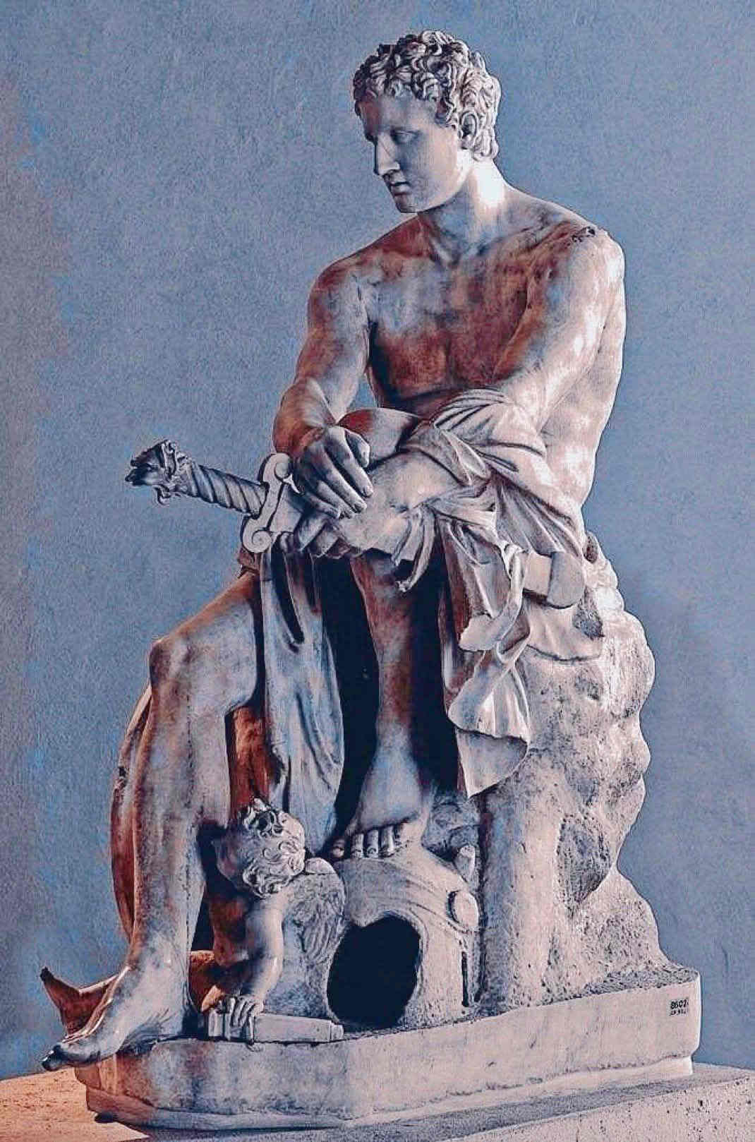 Roman Marble Sculpture of Ares